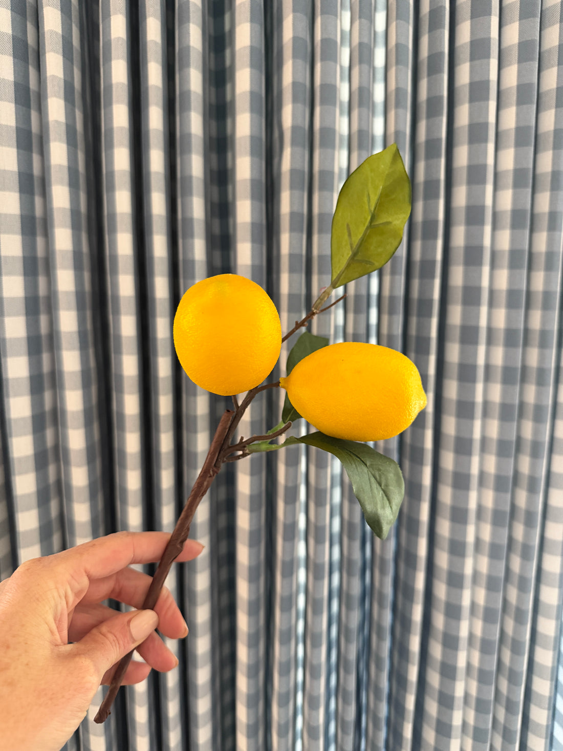 Faux lemon pick