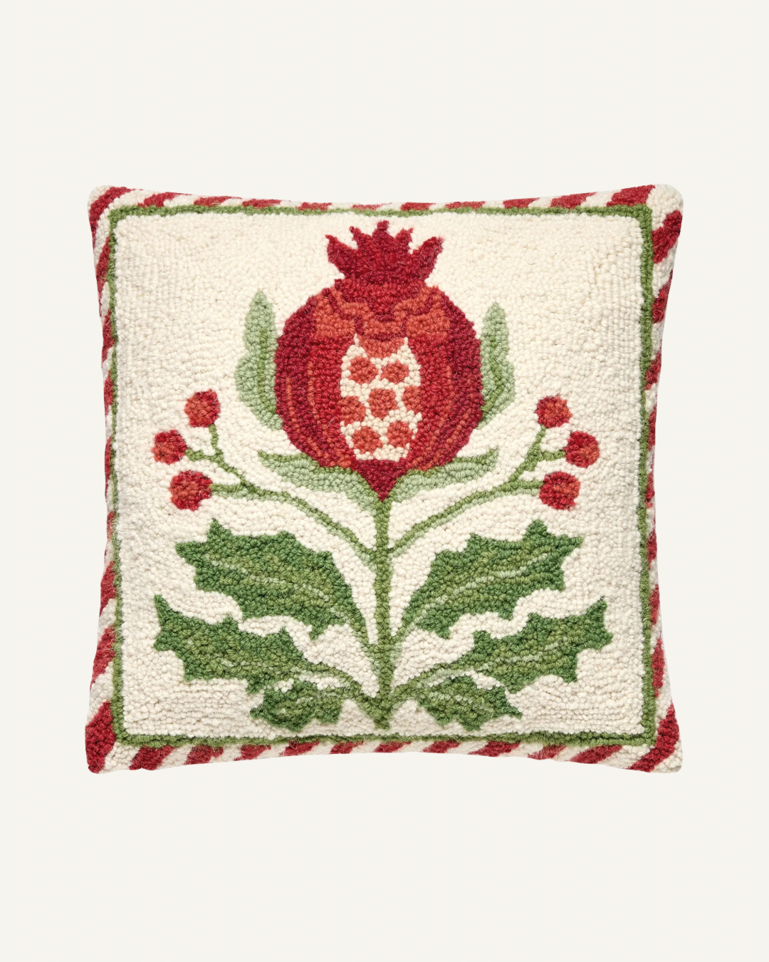 Holiday Mughal Pomegranate hook pillow