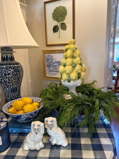 24” perfect faux cedar wreath