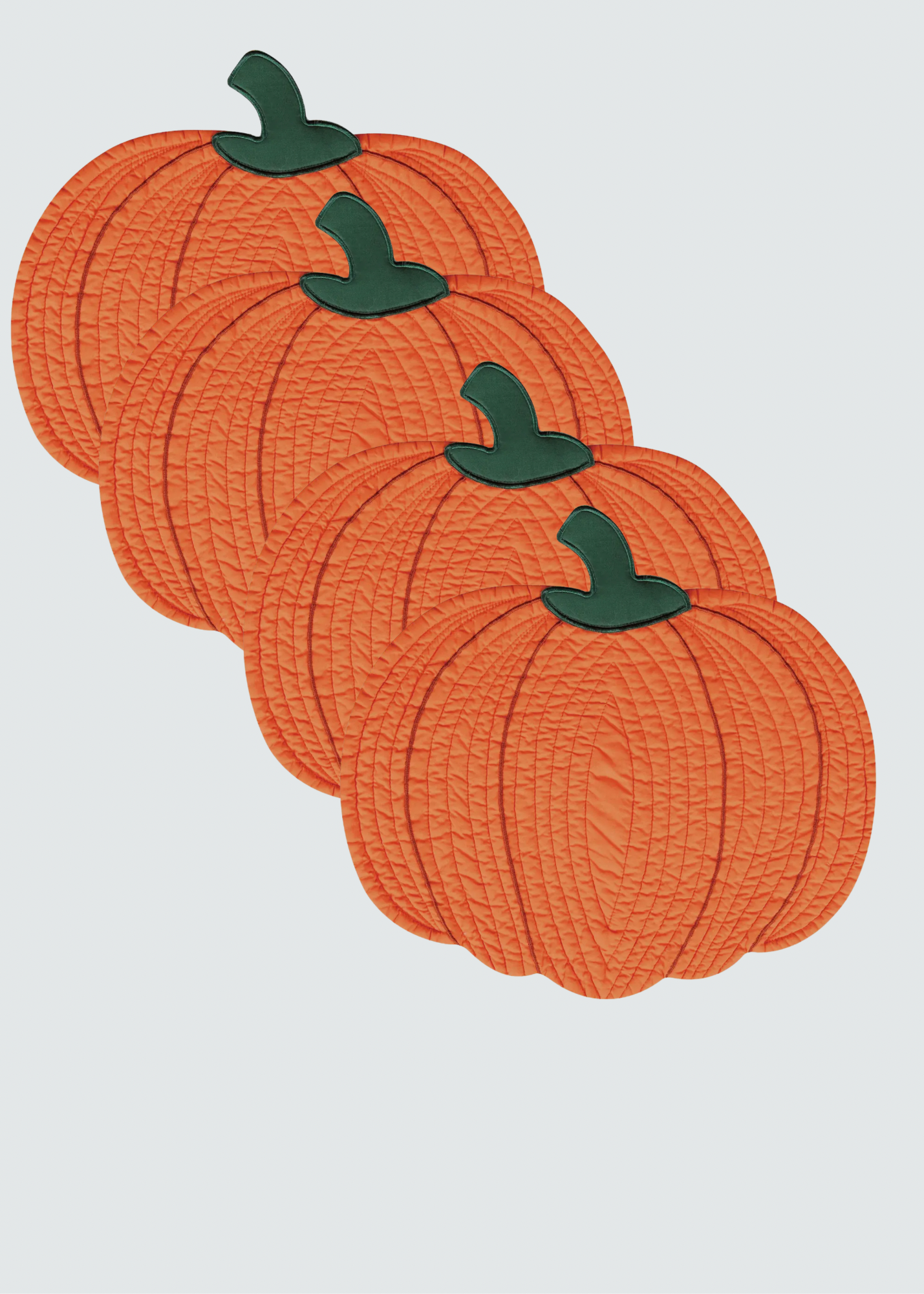 Fall quilted pumpkin placemat (single)