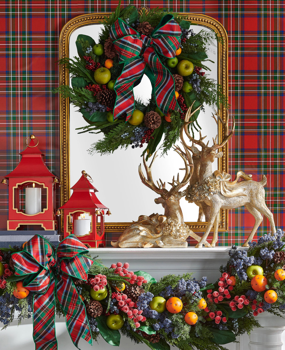 Mixed fruit garland 6’