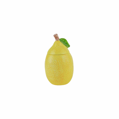 Lemon decorative jar