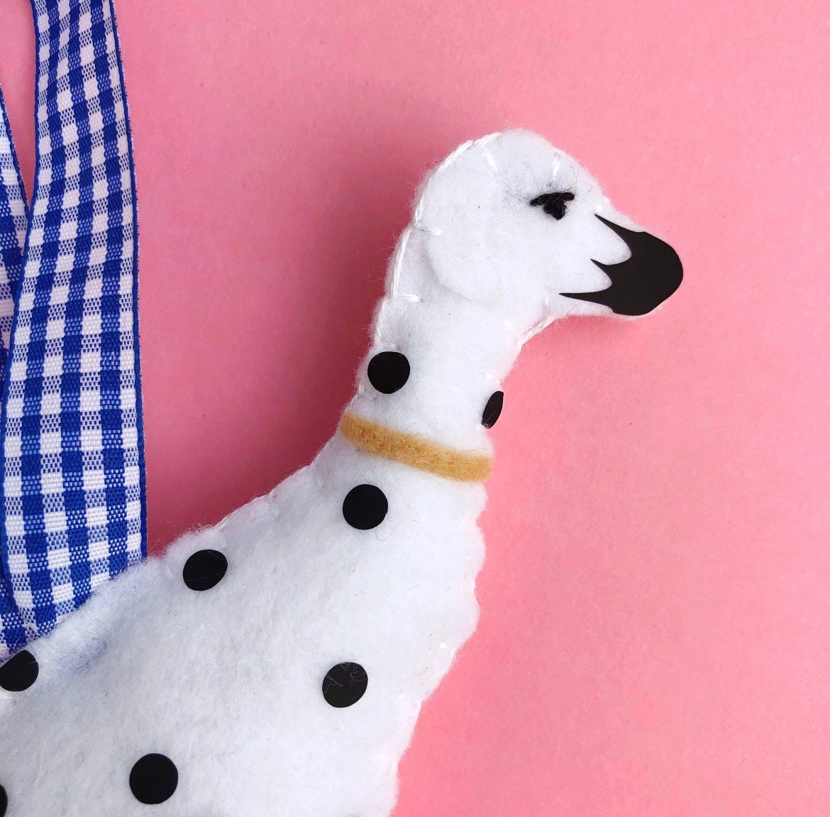 Staffordshire Dog Dalmatian Ornament Pair