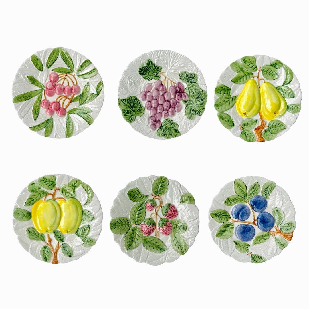 Fruit Du Jour plates set of 6